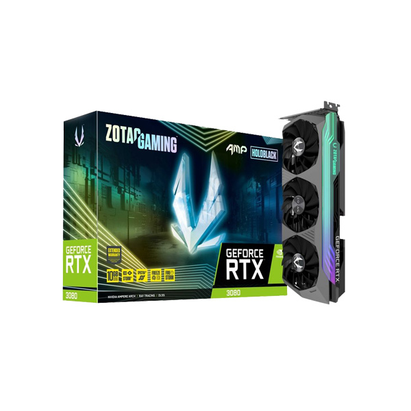 Zotac RTX 3080 AMP Holo LHR | 10GB GDDR6X Graphics Card